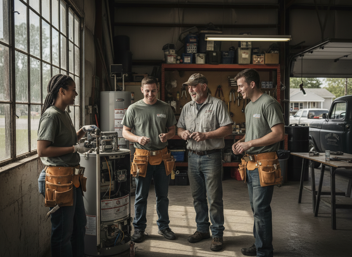 The Fort Mill Water Heater Repair team